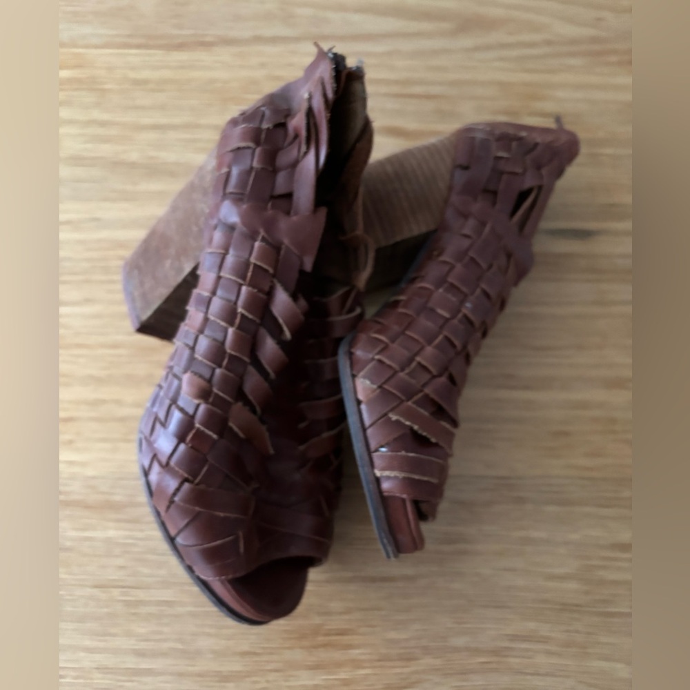 Jeffrey Campbell Havana Last woven platforms